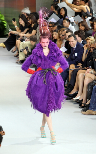 Illustration for article titled Dior Shows Crazy Gardener Couture